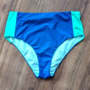 Carve Designs Blue and Green Bikini Bottom